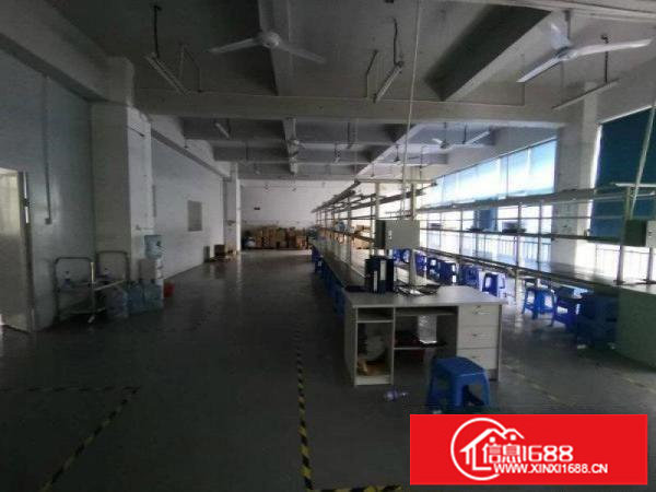 大浪同富裕附近新出楼上精装修1025平标准厂房出租