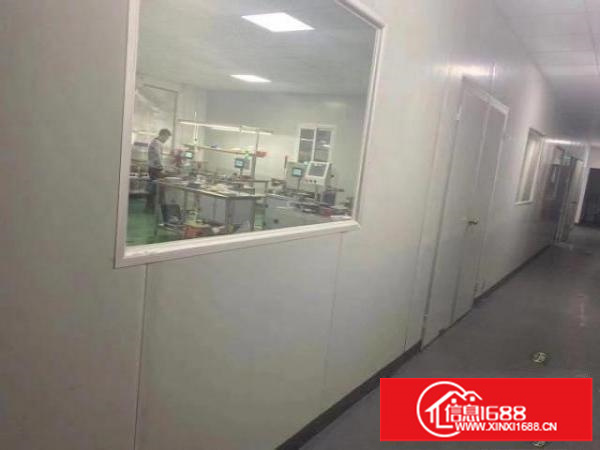 坪山坑梓汽车站楼上带精装修无尘车间500平免转让费