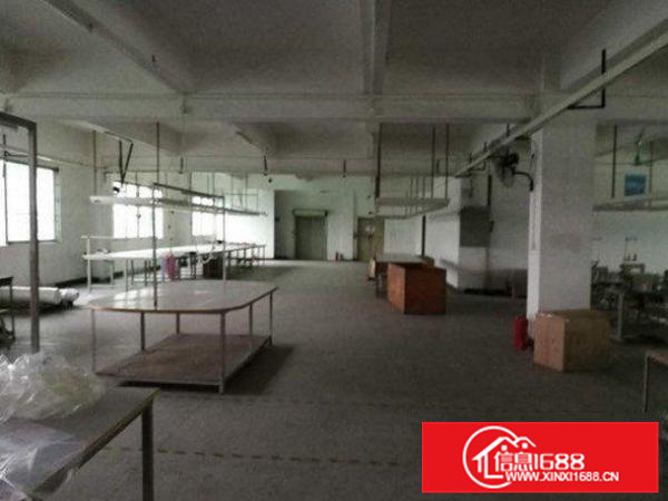 出租惠阳新墟原房东厂房3楼1600平方，有电梯