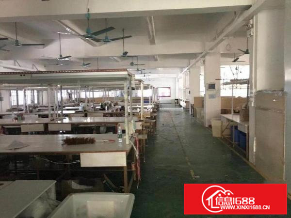 凤岗油甘埔独院厂房分租二楼1480平现成办公室水电齐全