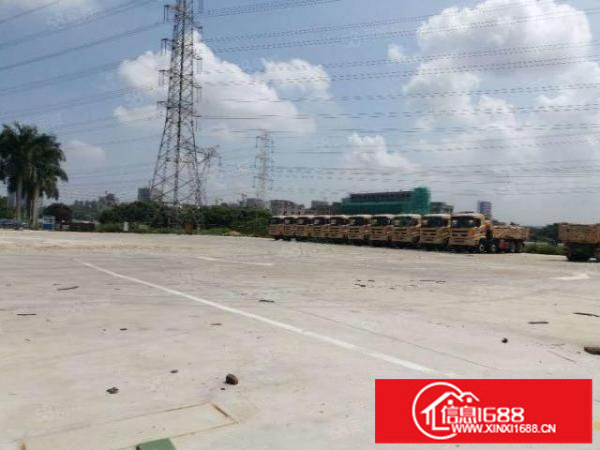 坪山区石井街道全新硬化好5000平方空地出租，场地三通一平