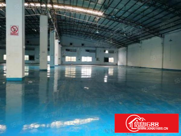 石碣镇工业区独院厂房招租一楼2000方现成装修全新地坪漆可分