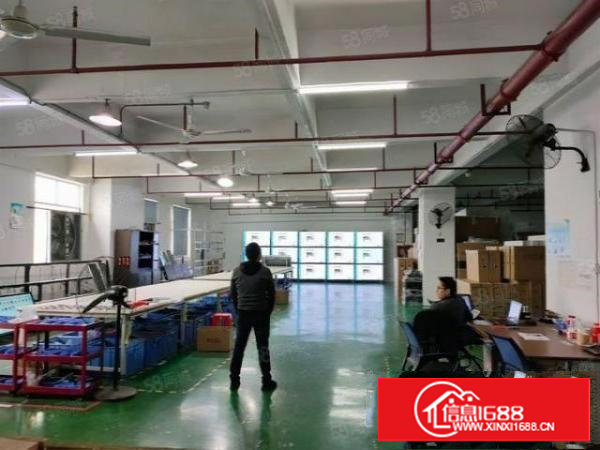 塘厦石鼓楼上450平带装修厂房出租，价格便宜，装修办公室齐全