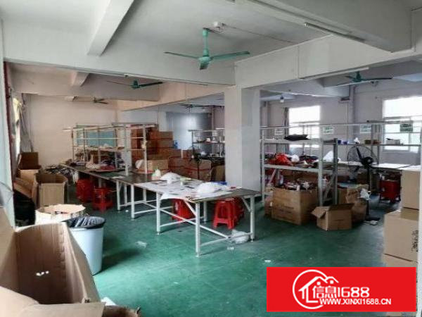 雁田领包入驻生产厂房楼上300平转租，水电通，