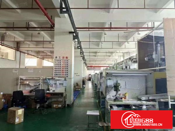 大岭山新空楼上2000平现成水电办公室精装修厂房出租