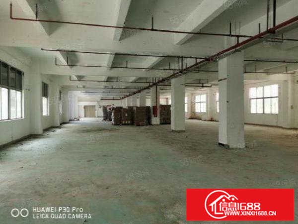 龙岗同乐新出楼上1250平红本原房东厂房实际面积出租可分租
