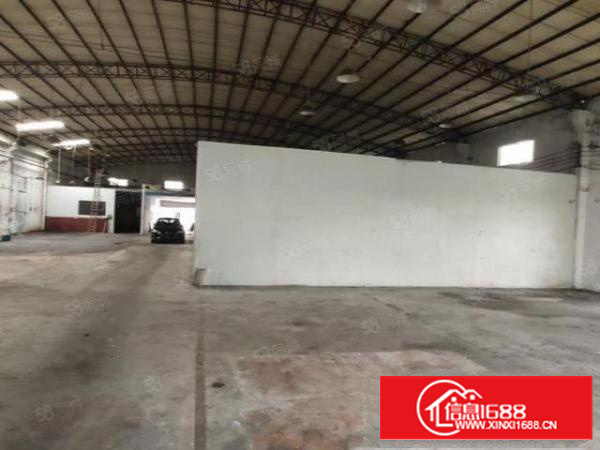 寮步镇塘边村1500平独院单一层砖墙到顶铁皮顶厂房出租高7米