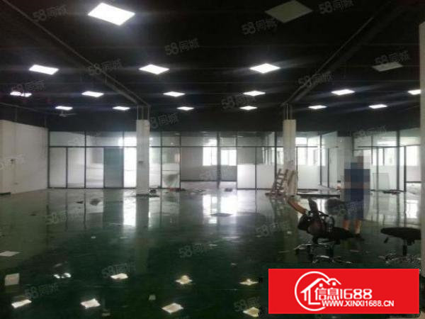 租金便宜，精装办公室绿色地坪漆清溪三中厂房出租1580平