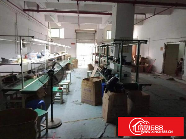 （靓）沙井靠福永处新出楼上300平精装无转让费厂房