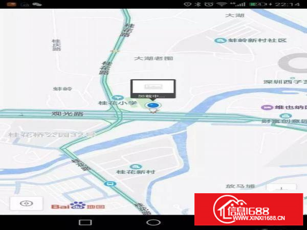 观光路边梅观高速出口桂花小学旁边二楼700平出租