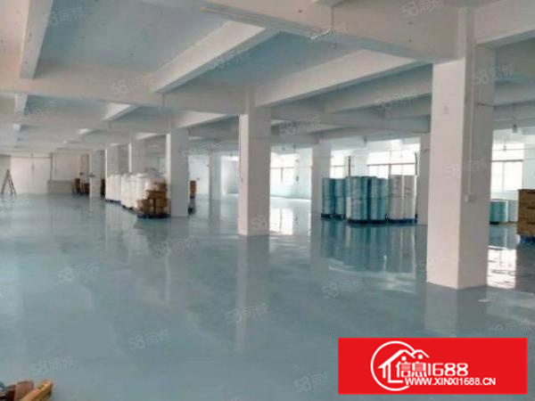 里水大石分租一楼厂房1200平方有办公室，地坪漆，租金15元