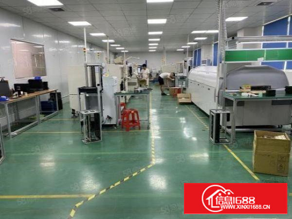 出租|石岩大型工业园区新出楼上500平方精装修厂房面积