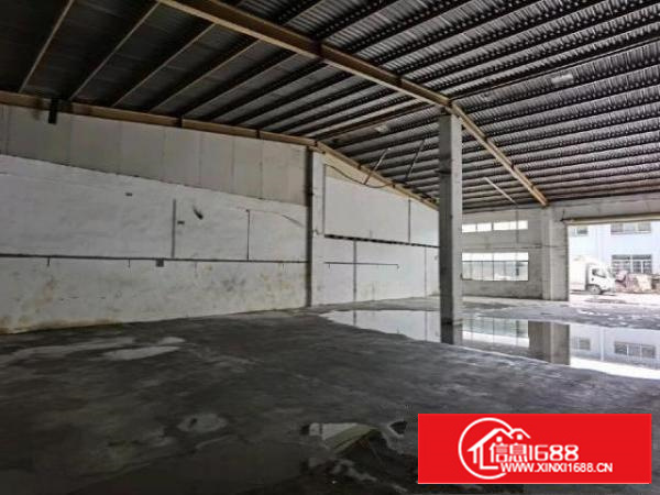 砖墙到顶钢结构单一层共1200平，可分租俩个600平