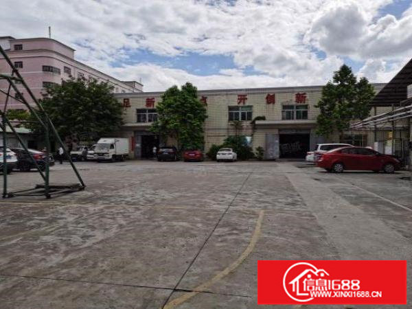 松岗塘下涌松福大道独院钢构滴水十米厂房3400平带独立办公楼