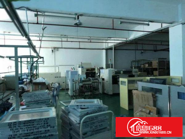 埔厦路新出红本厂房楼上分租500平方带消防喷淋带精装修出租