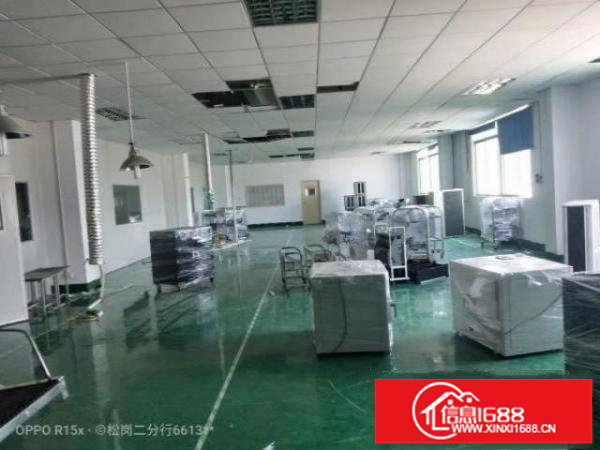 松岗罗田高速路口楼上整层2200平米豪华装修厂房招租