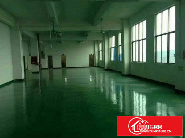 清溪青皇二楼650平方厂房铺满地坪漆