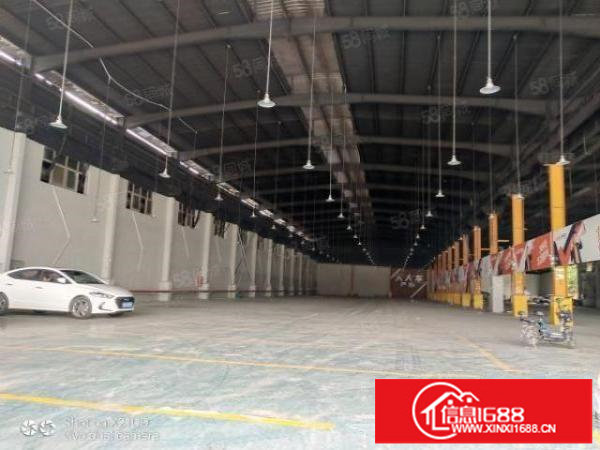 观澜大水坑大马路边滴水9米钢构厂房4600平出租，可分租，