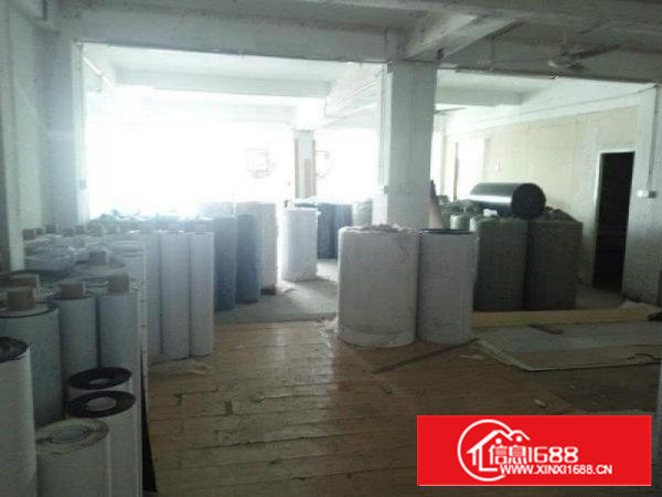 沙井八楼380平带吊机口，有2吨货梯，可环评