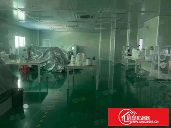 全新无尘车间1100平方，厂房4楼，两部三吨电梯，拎包生产！
