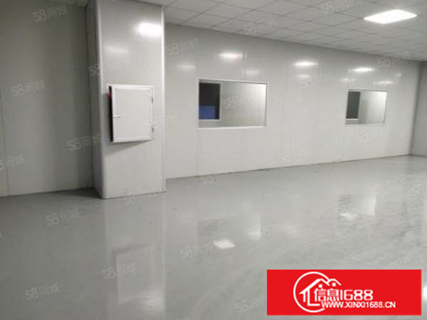 1300平楼上现成无尘车间，无需转让费，拎包入住