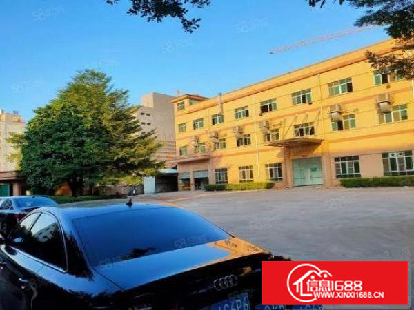 横沥镇山厦工业区原房东独门独院分租一楼6米带牛角和二楼三楼