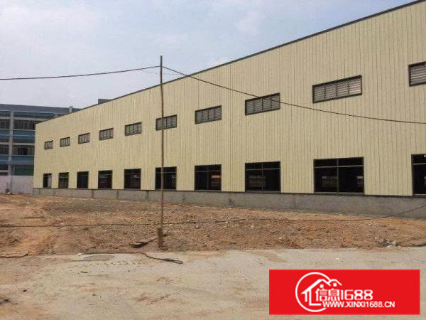 清溪三星新出钢构2500平方，高9米带行车，无公摊