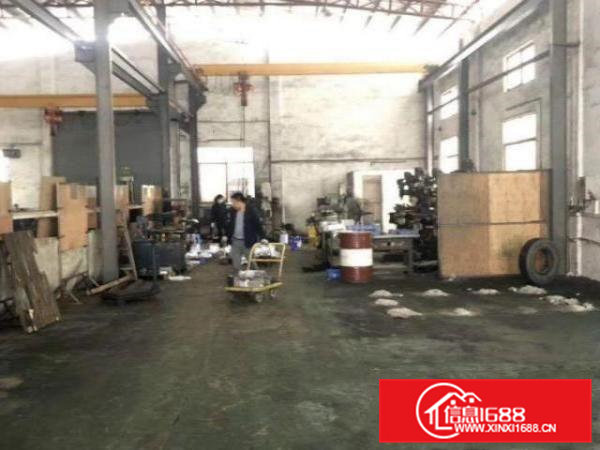 新出750平方带行车单一层厂房招租，区域新城工业区，租金18