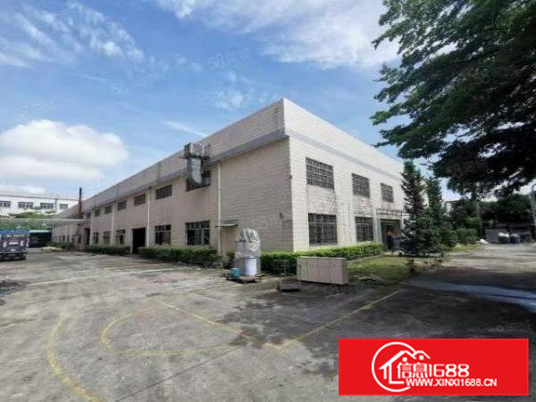 横沥镇原房东独栋10米重工厂房招租，现成办公室两台16吨行车