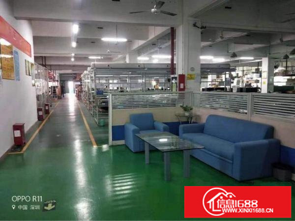 龙岗南联地铁口楼上红本厂房580平方米出租