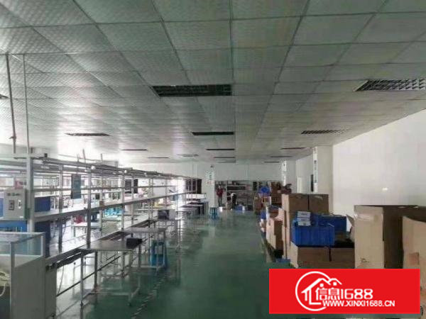 凤岗天堂围自建厂房分租1楼900平方带行车地坪漆办公室