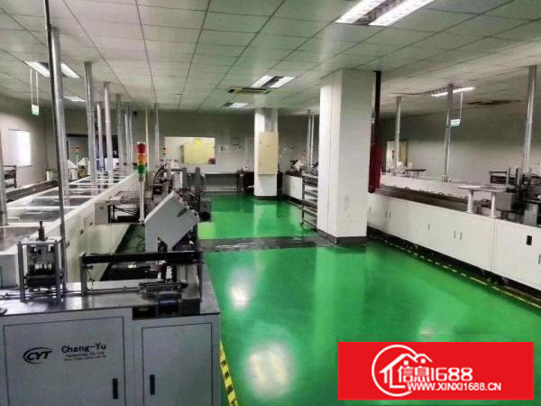 坪山石井工业园2楼1100平精装修厂房出租无转让费