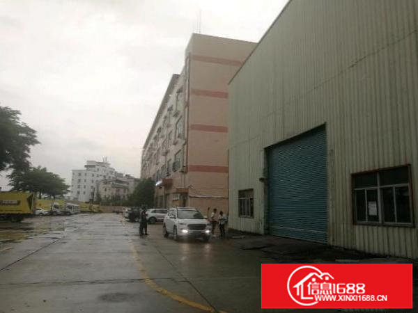 梅观高速路口工业园区独栋钢构厂房出租！