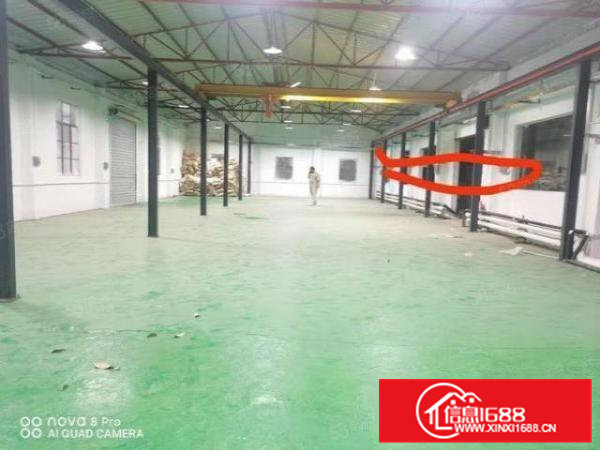 凤岗雁田新出600平带装修钢构，水电齐全，办公室