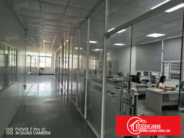 长安宵边工业园新出930平电子厂带现成办公室精装修厂房出租