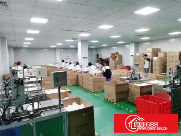 石岩塘头工业园新出楼上900平精装修免转让费厂房出租