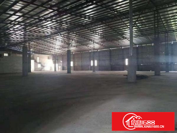 滴水7米高带卸货平台钢构厂房出租2300平米适合各种行业