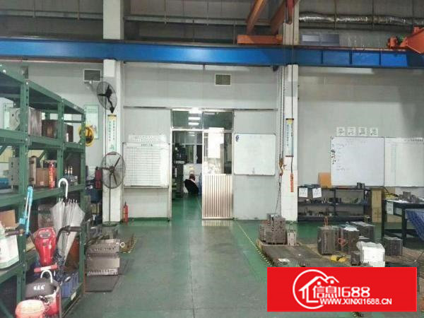 长安镇涌头一楼1000平厂房出租可架行车模具五金有行车